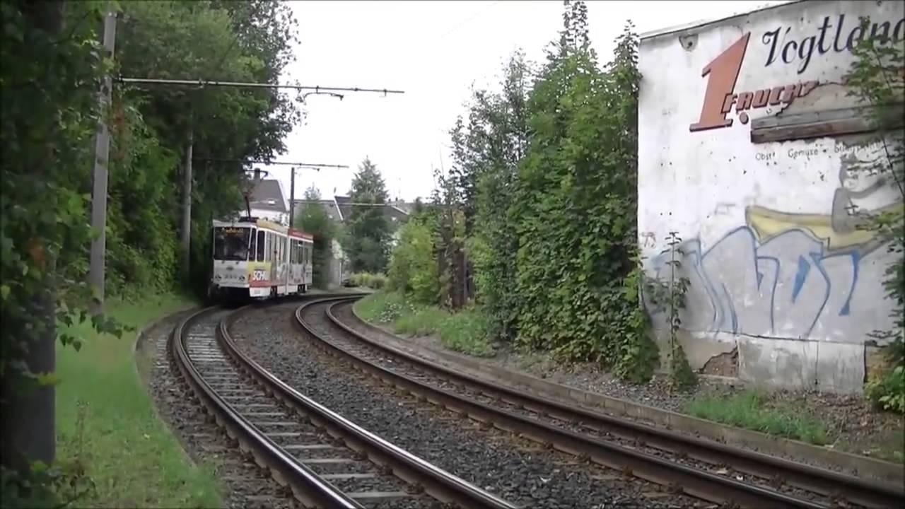 NVDD - Straßenbahn in Plauen (31.07.2014)
