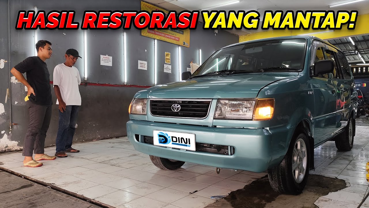 Peremajaan Kijang Tua! Toyota Kijang Kapsul Ganteng Lagi Setelah Restorasi dan Salon Total