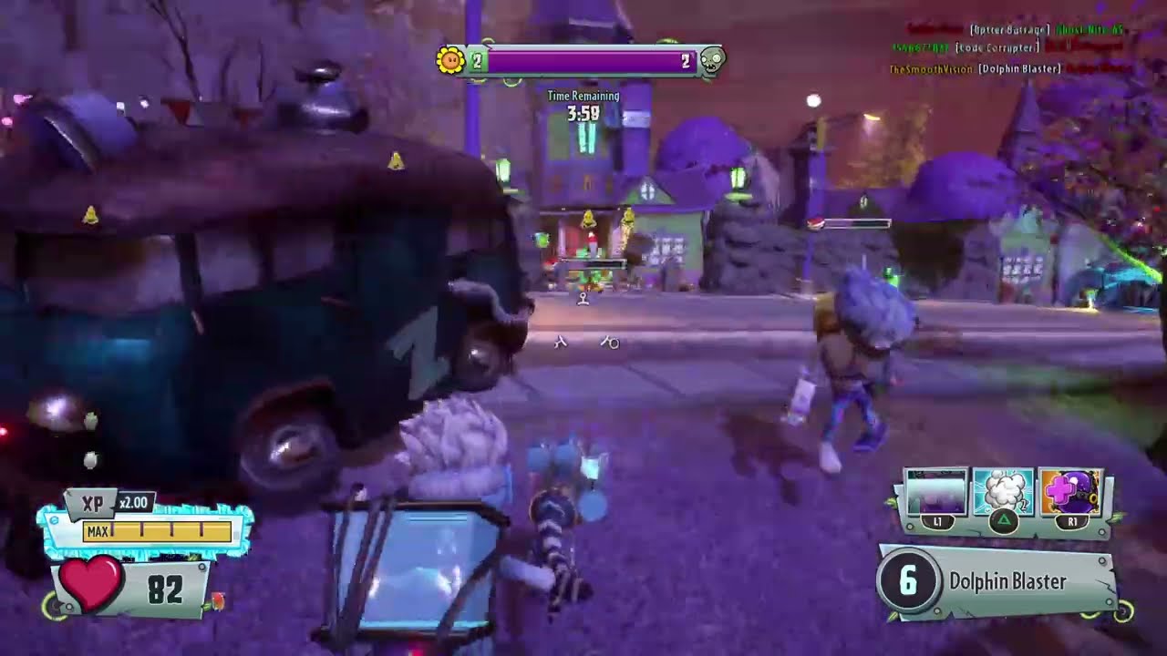 PVZ GW2: 129 Kills Marine Biologist Get off my lawn a thon