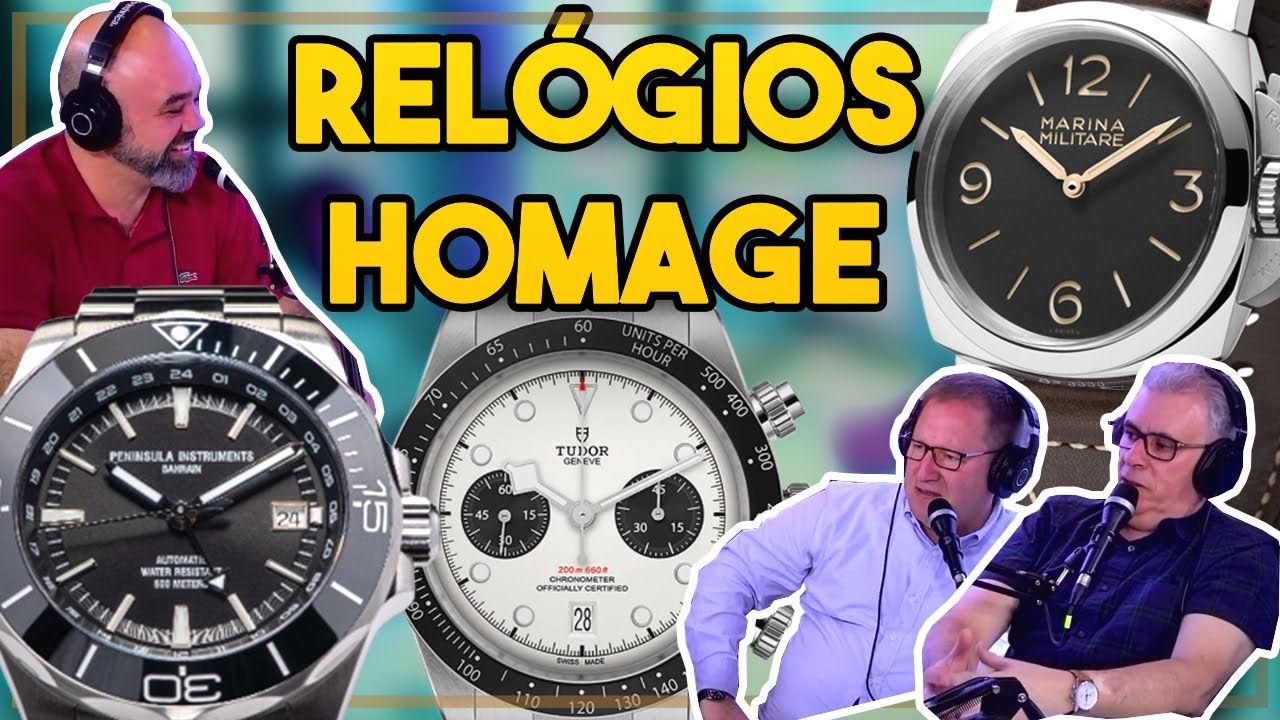 Relógios Homage | Cortes WatchCast com Leandro Amorim (@GMT Menos 3) e Marcelo Sachini