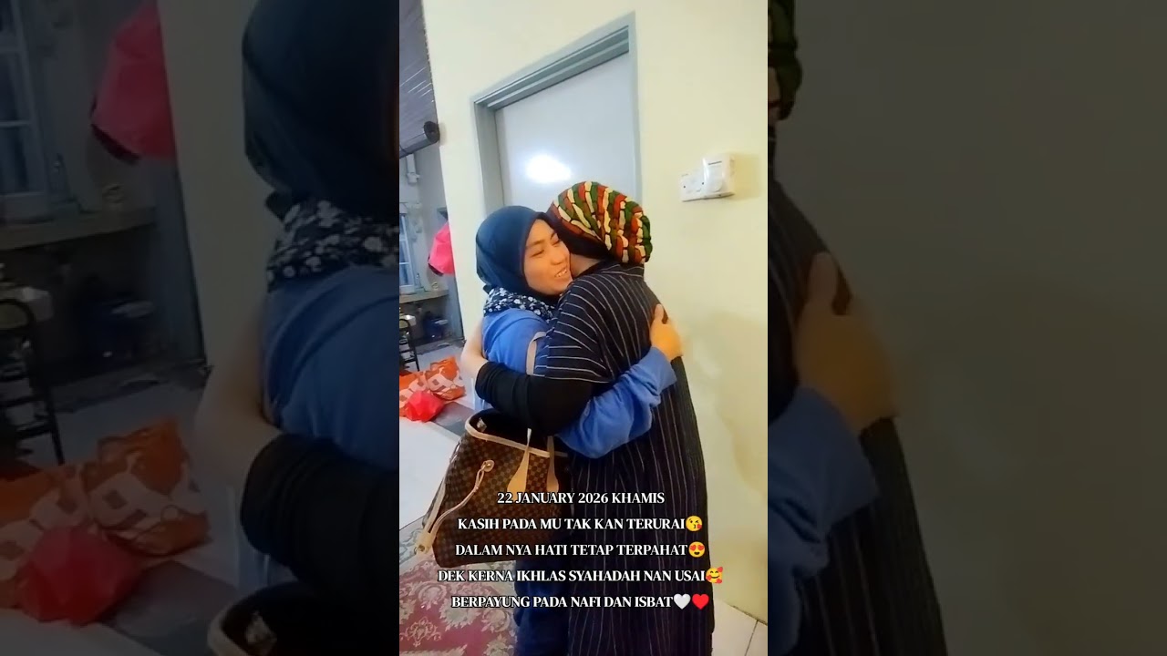 22 JANUARY 2026 KHAMIS😍ANAK2 ZIARAH KAMI😘🥰♥️