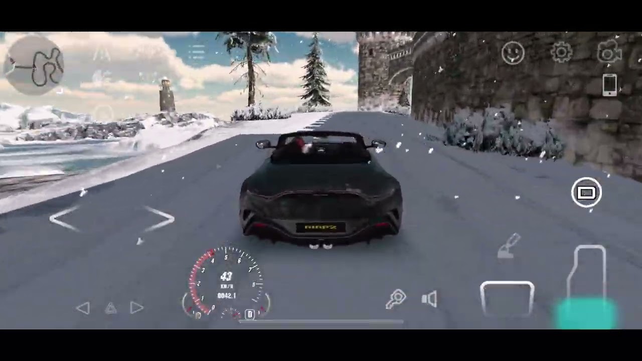 Aston Martin Vantage V12 driving around the island 🏝️☀️☃️