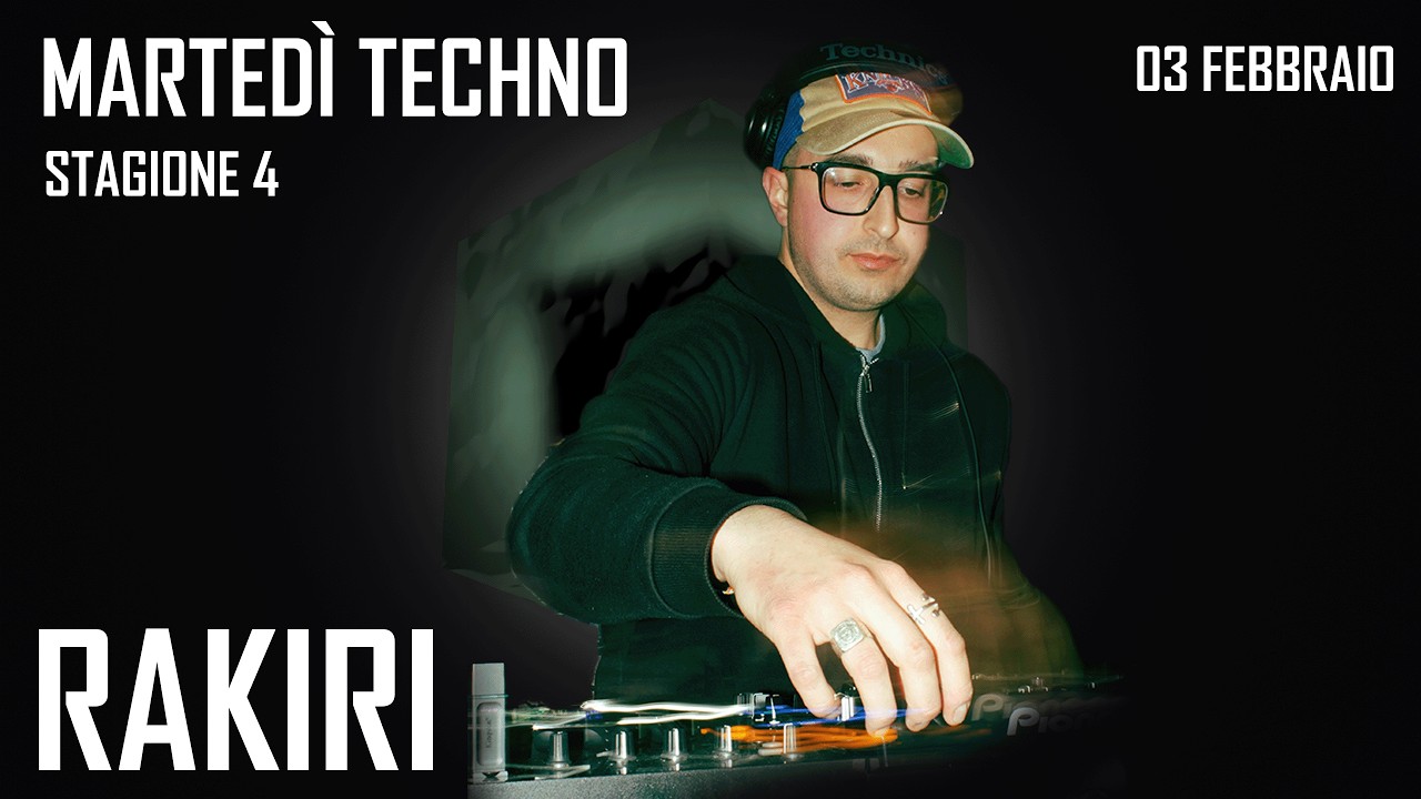 🎧 Rakiri – DJ Set @ Martedì Techno | Bonasera (Modena - Centrale 66) 03/02/26