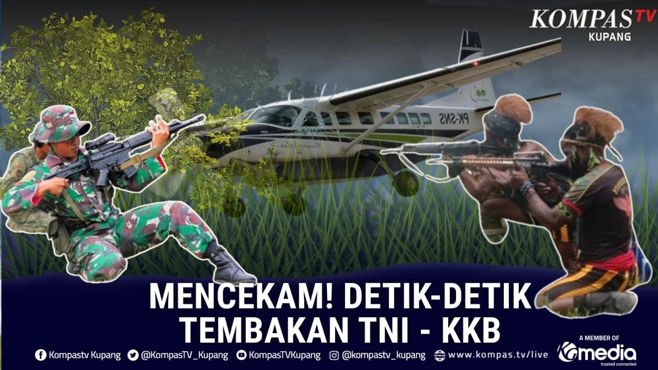 Mencekam! Rentetan Tembakan KKB dan Satgas Damai Cartenz Warnai Evakuasi Penumpang Smart Air