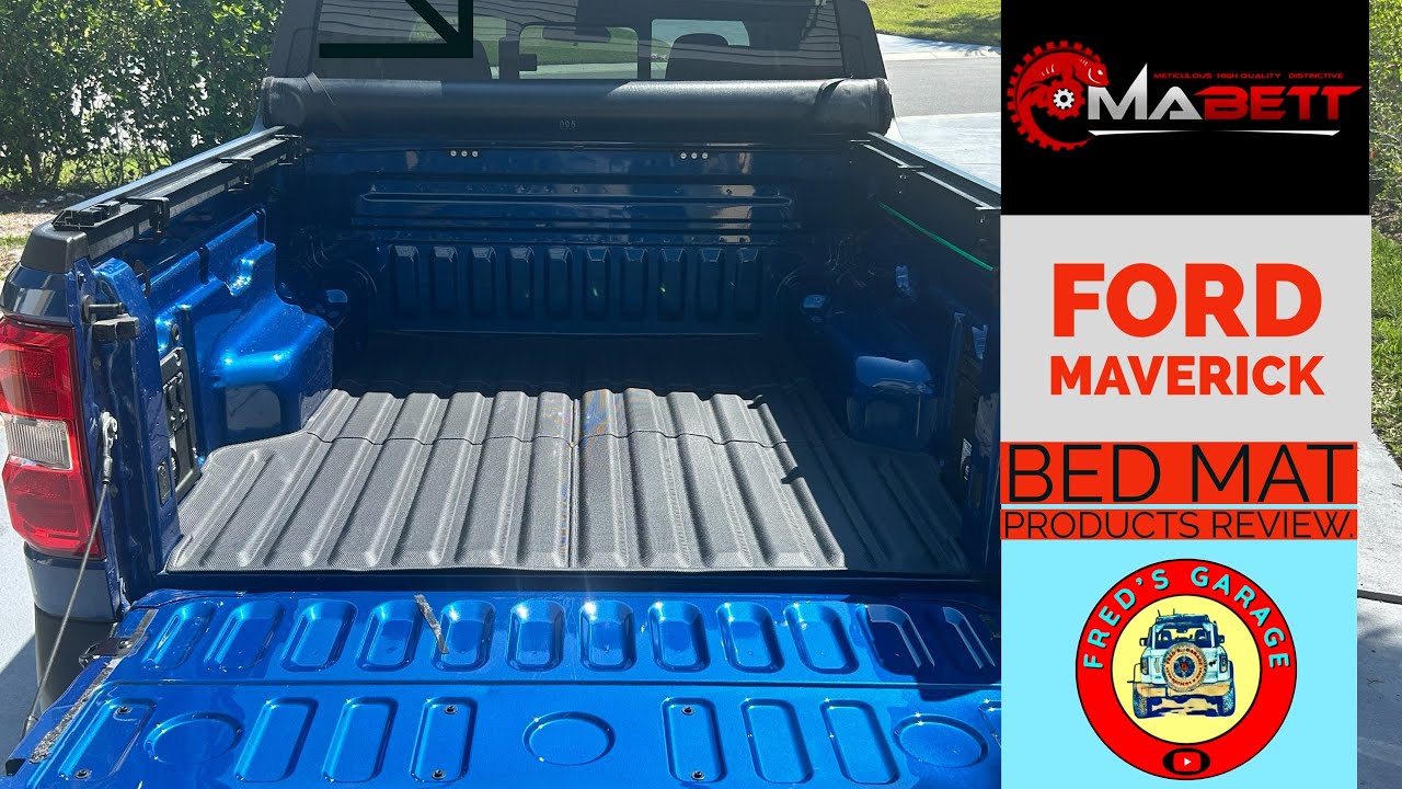 Ford Maverick&rsquo;s Bed Mat by Mabett, Product showcase to help you, with the Mabett truck bed mat.