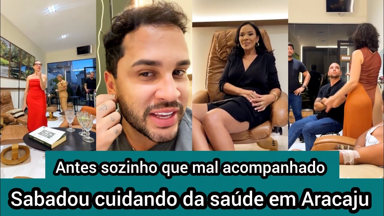 Lucas Guimarães viaja pra Aracaju para cuidar da saúde com sua médica antes de viajar a trabalho 