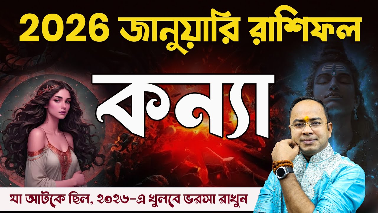Konya Rashi January 2026: ভাগ্য খুলবে নাকি বড় পরীক্ষা? | Virgo January Rashifal 2026 | Santanu Dey