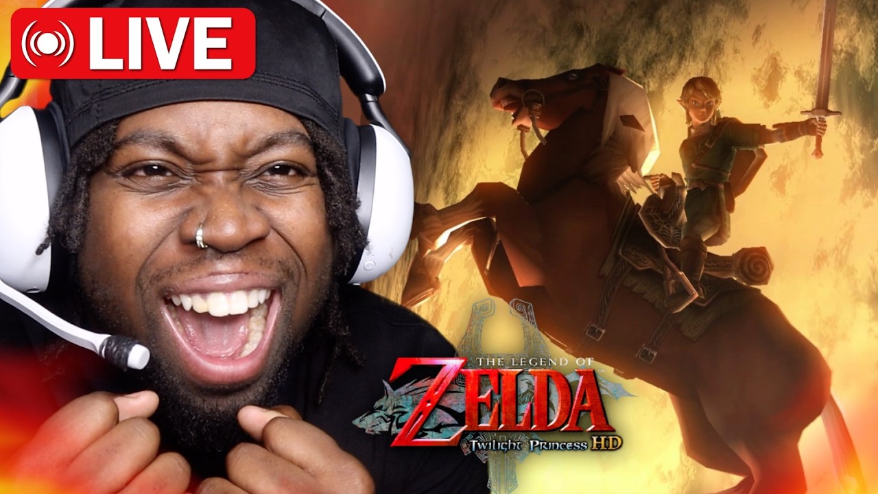 🔴[LIVE] BEATING ZELDA TWLIGHT PRINCESS in ONE STREAM.. (2/2)