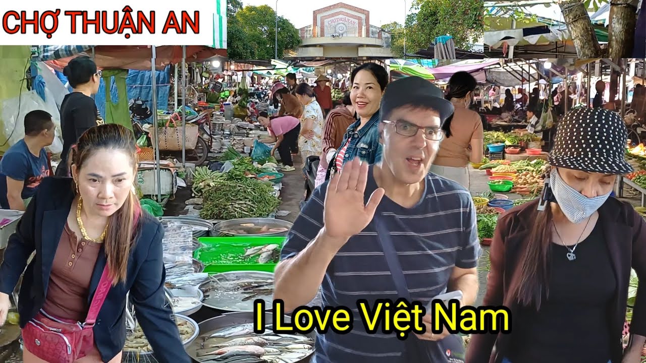 Gặp anh tây đi Chợ Thuận An - Tiểu Cần Trà Vinh, quá nhiều đặc sãn thiên nhiên 