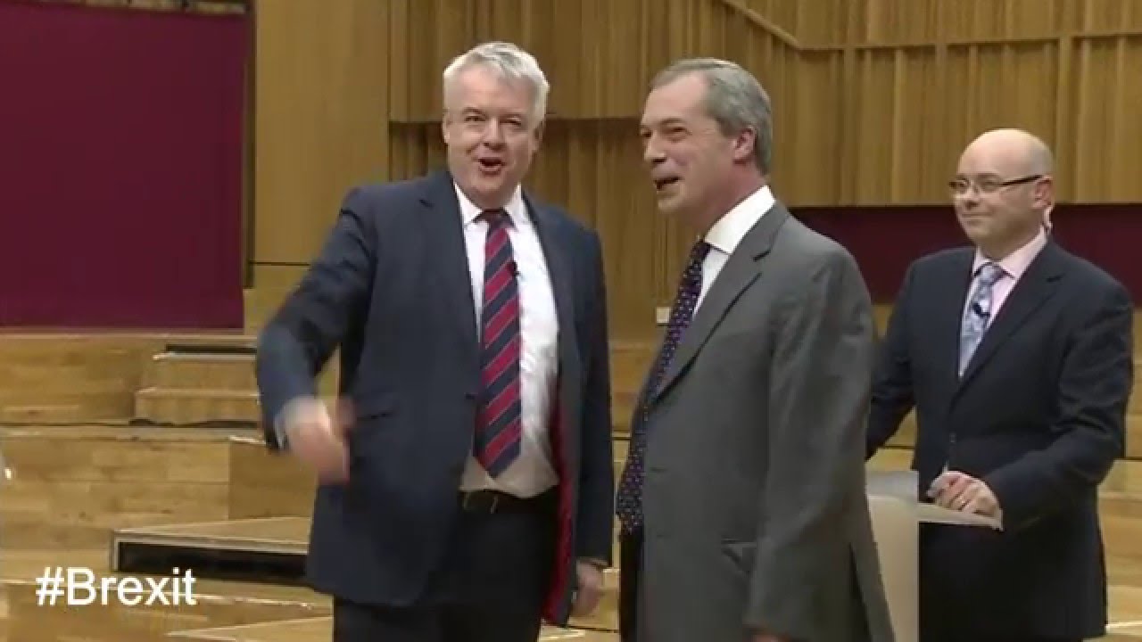 #Brexit Carwyn Jones - Nigel Farage: Brexit debate
