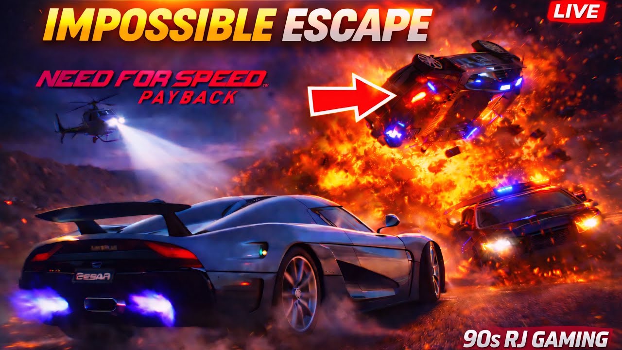 I Survived the CRAZIEST Police Chase in NFS Payback!#nfs #gaming #gaminglive