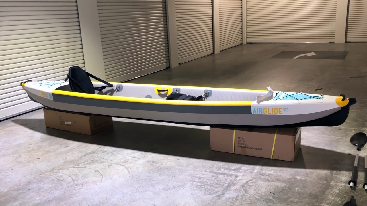 Bay Sports 2019 Air Glide 473 | 100% Drop-Stitch Inflatable Kayak | HD Walkthrough Video