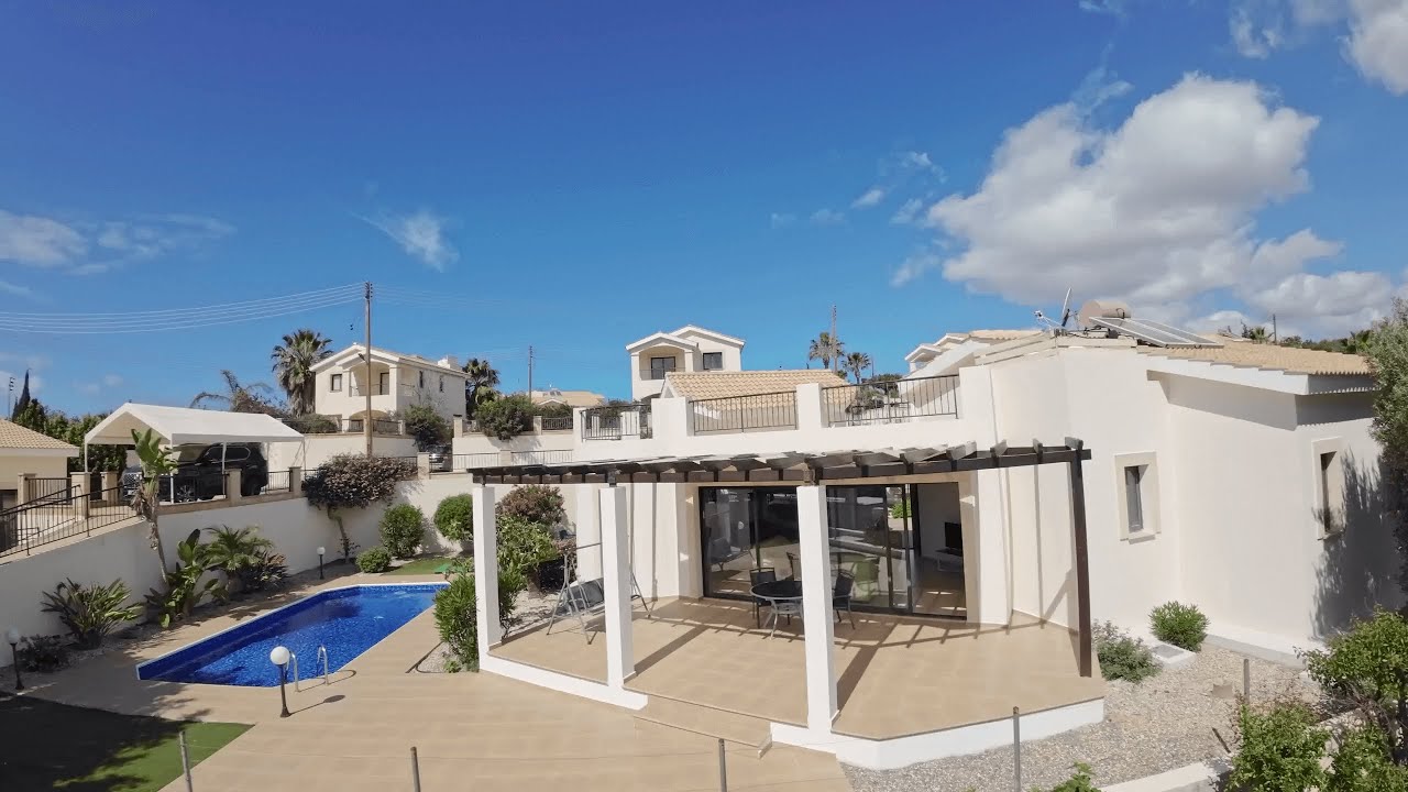 Secret Valley Home with Open Plan Living and Pool | Cyprus Real Estate FPV Drone Tour