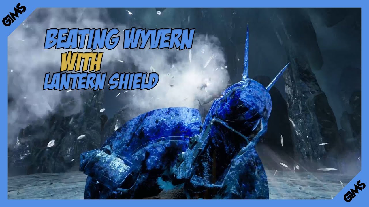 Parrying ICE WYVERN With Lantern Shield!