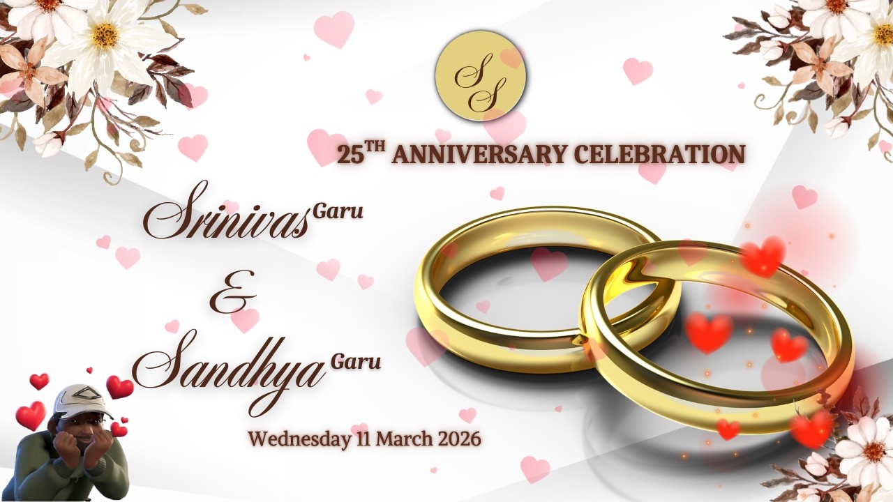 25th Anniversary | Arva Srinivas and Sandhya | in Telugu By Mahendragangaputra