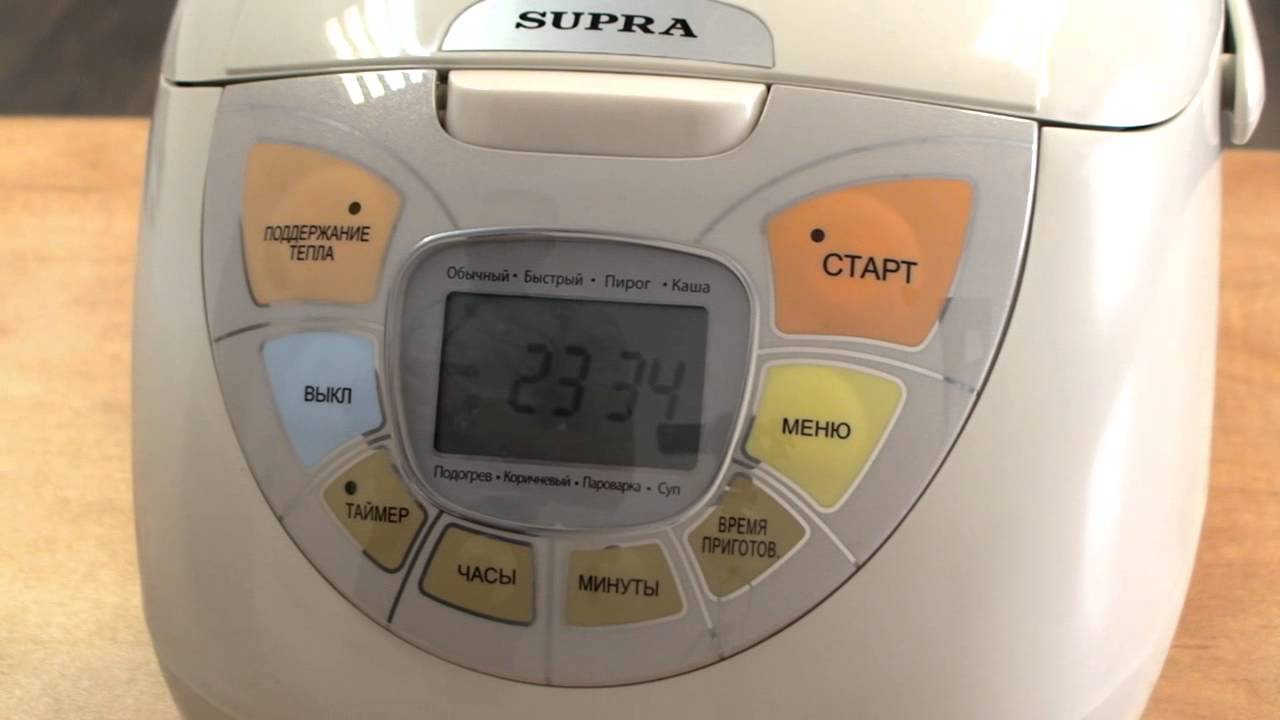 Видеообзор мультиварки SUPRA MCS-4511