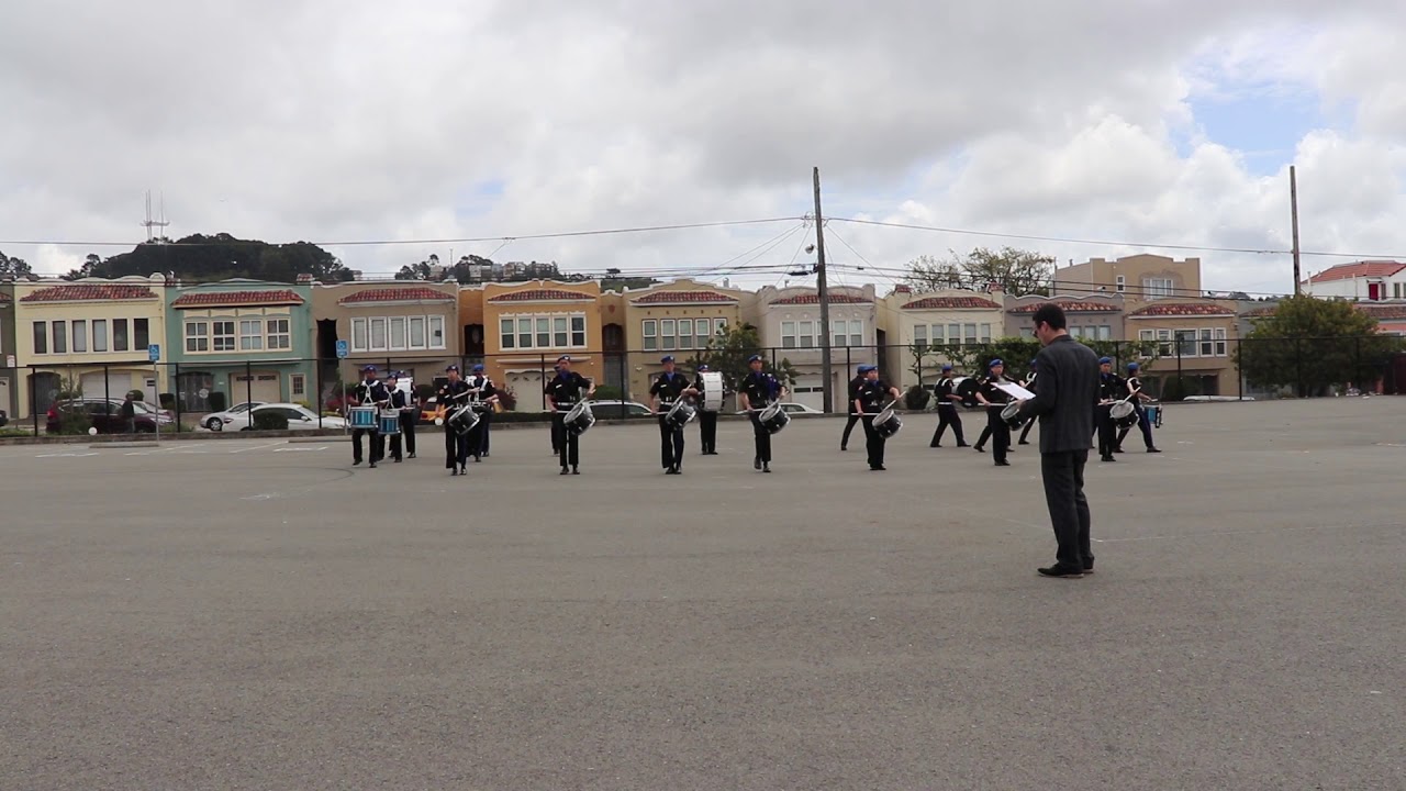 San Francisco JROTC Brigade Spring Competition 2017-2018 - Galileo - Drum Corps