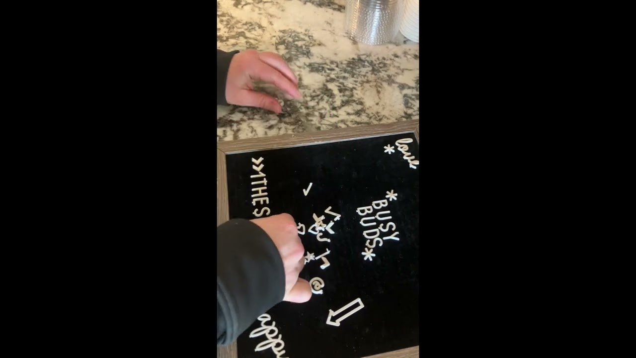 Busy buds sign