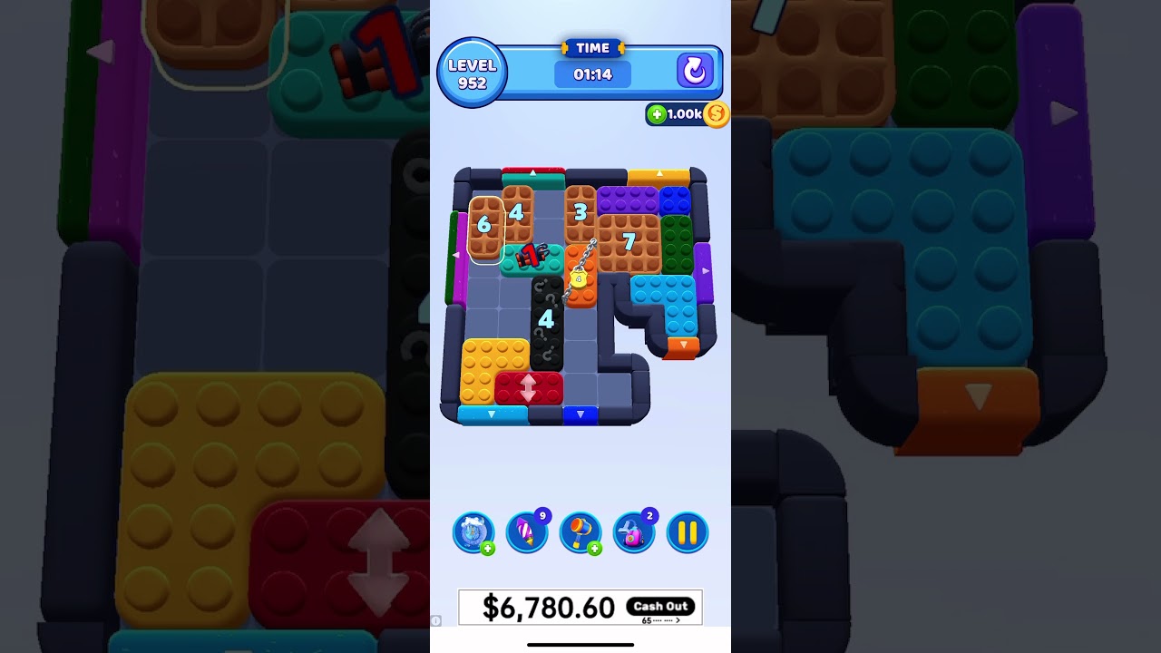 Color block jam 952 walkthrough #colorblockjam #games #colorblockjamgame #colorjamgame #colorjam