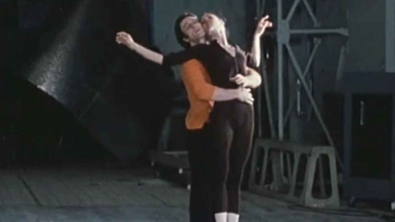 Karen Kain and Cyril Atanassoff rehearsing Roland Petit's “Nana” (1976)