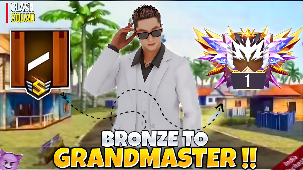 FINALLY GRANDMASTER DONE IN CLASH SQUAD | CS RANK PUSHING WITH RANDOM PLAYERS |