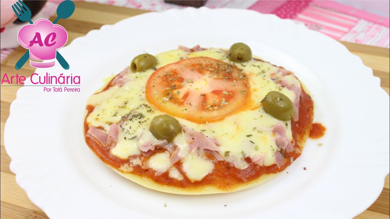 PIZZA DE MICRO-ONDAS, LANCHINHO FÁCIL E RÁPIDO