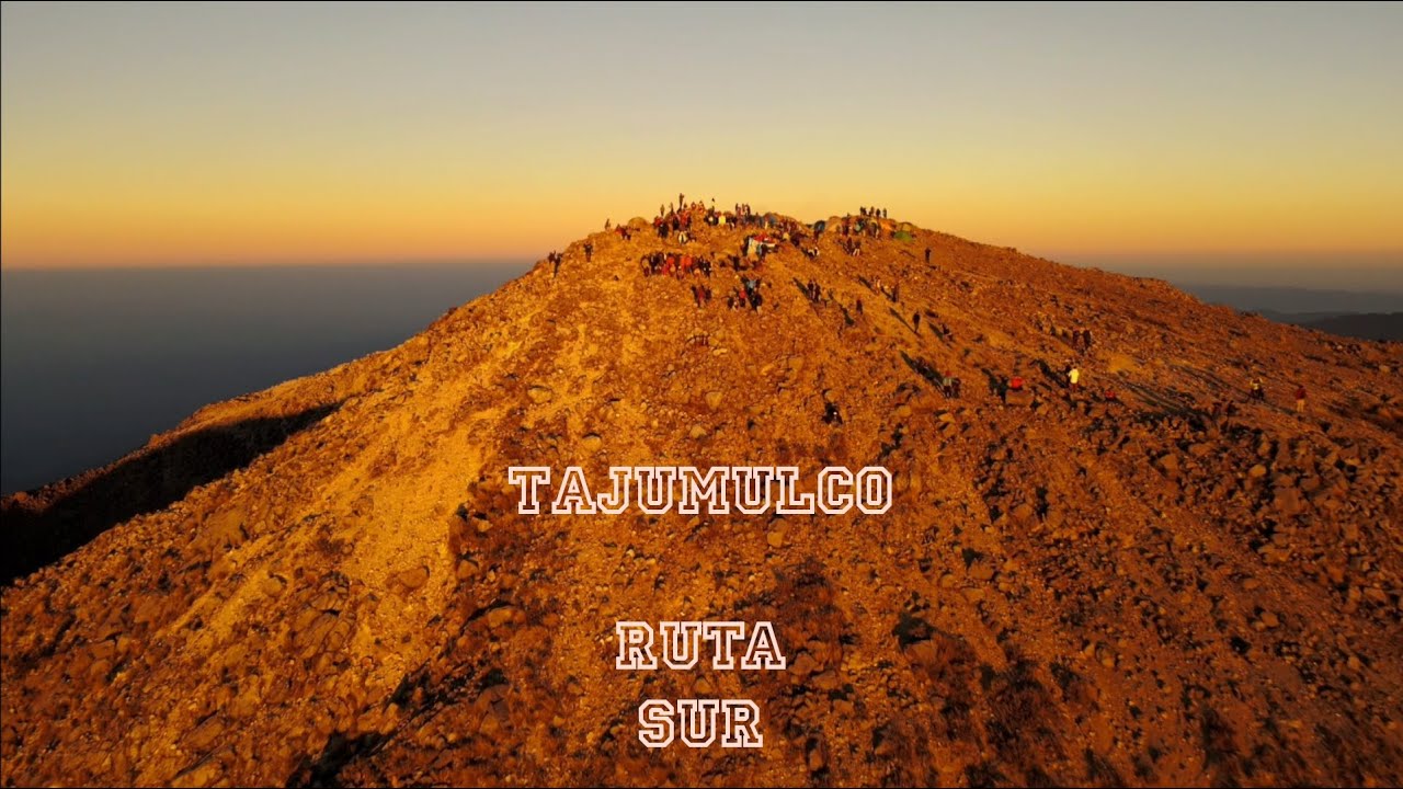 Ascendiendo al Volcán Tajumulco  Ruta SUR 