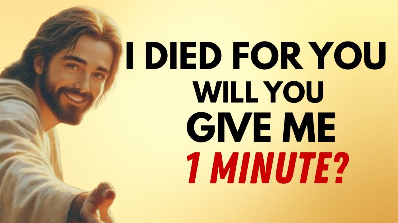 WON'T YOU HAVE 1 MINUTE FOR JESUS?
