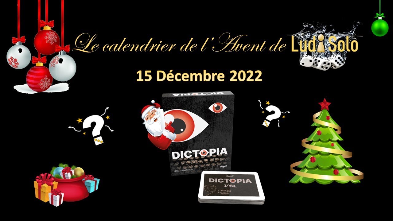 Un jeu par jour jusqu'à Noël : Dictopia