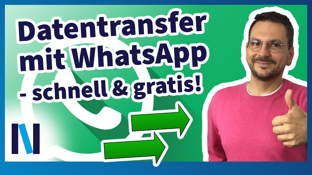 WhatsApp für eine schnelle Datenübertragung von Fotos, Videos & Co. nutzen – vom Smartphone zum PC