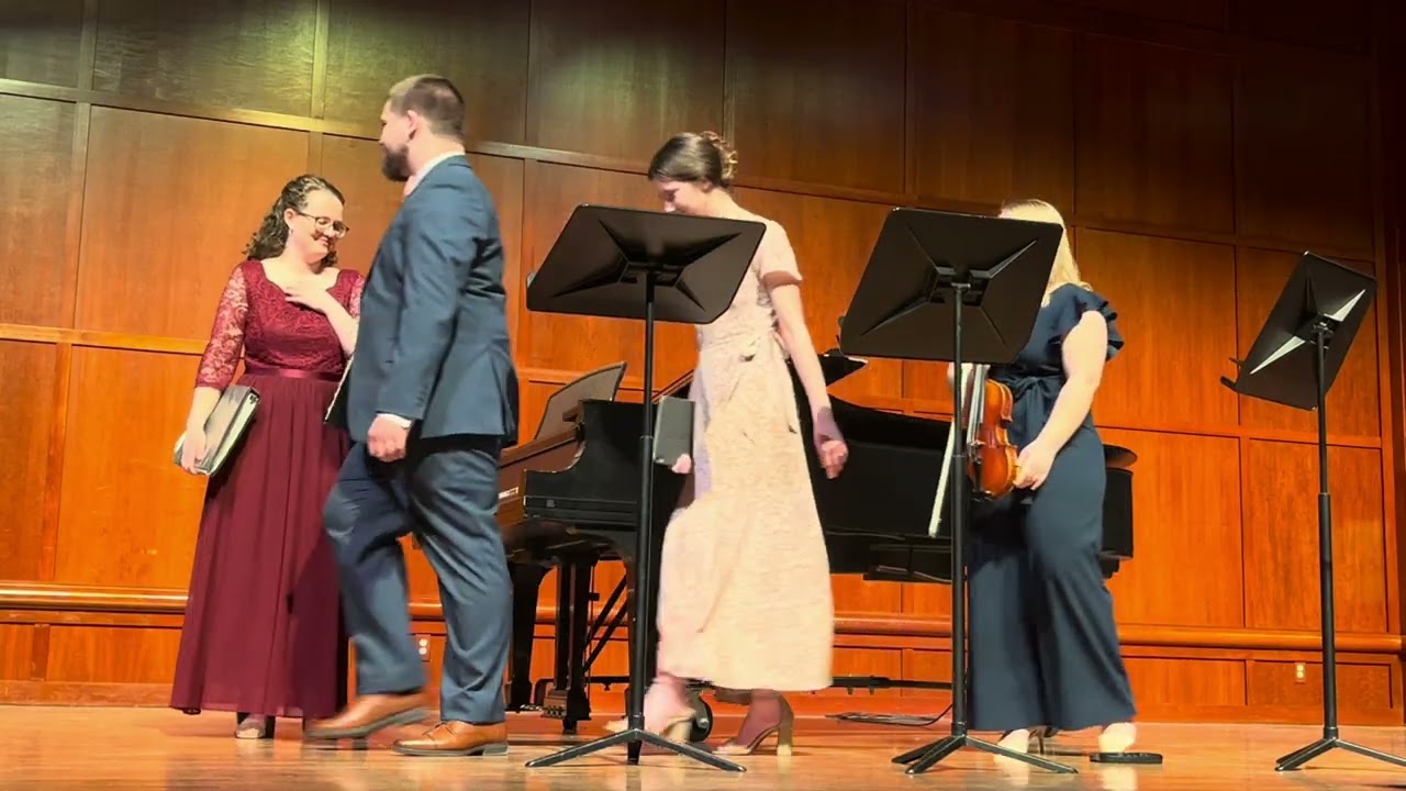 Maddie Cedarville Senior Recital part 4 Wonderful Peace and closing