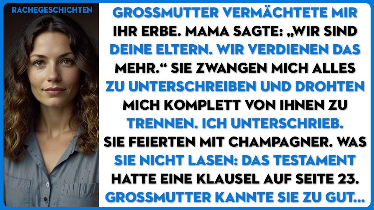 „Wir verdienen das mehr als du“, sagte Mama und nahm das Erbe der Großmutter....