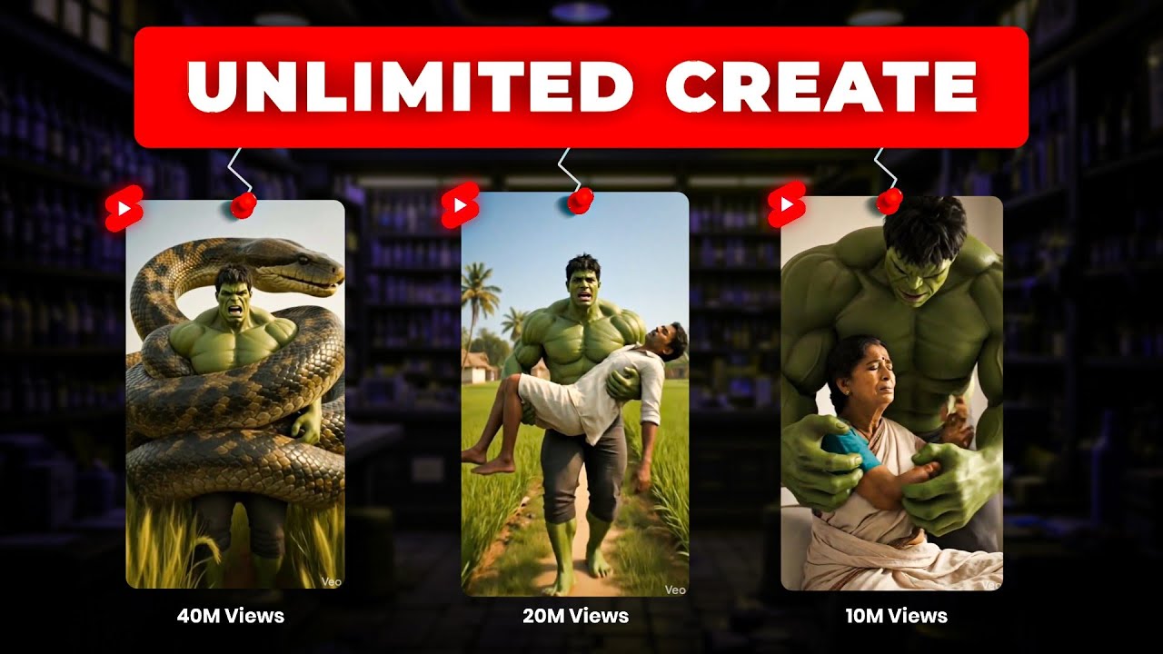 Make Trending Hulk Ai Video | How To Make Hulk Ai Video