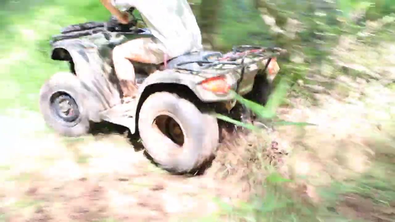 Groundhog MAX ATV/UTV plowing in grassy bottomland