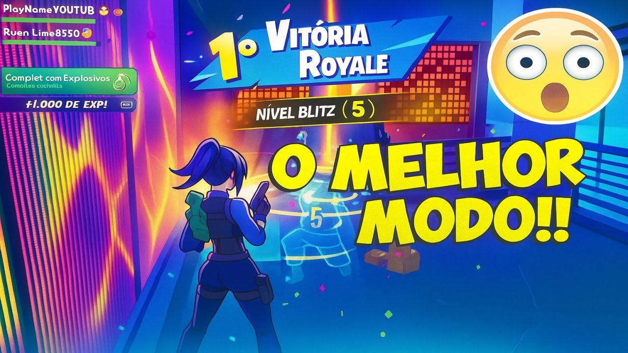 JOGUEI MODO BLITZ em DUO PELA PRIMEIRA VEZ ! FORTNITE