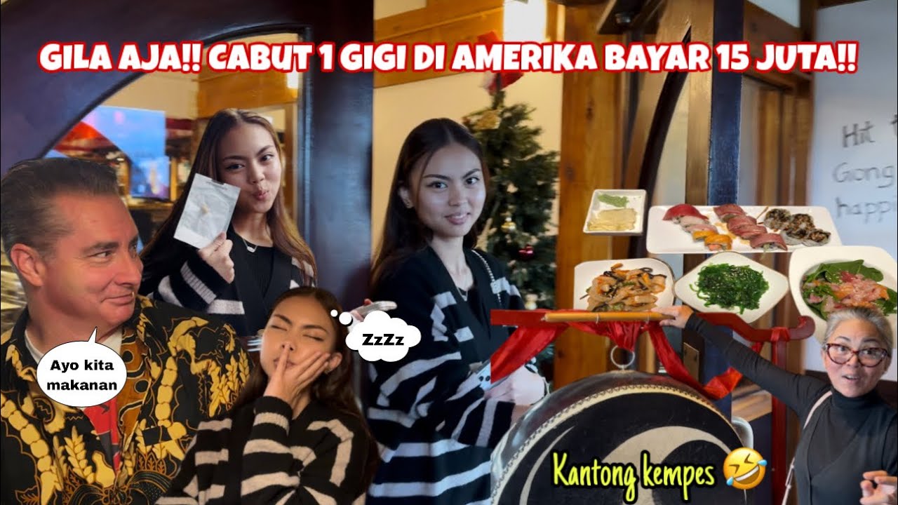 PERTAMA KALI ALMA KE DOKTER GIGI DI AMERIKA