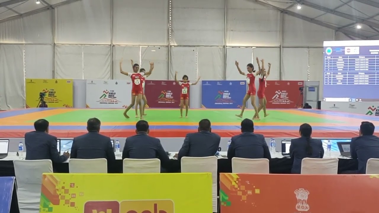 🥇🥇 Gold medallist// Artistic Group//Khelo India youth games//Haryana