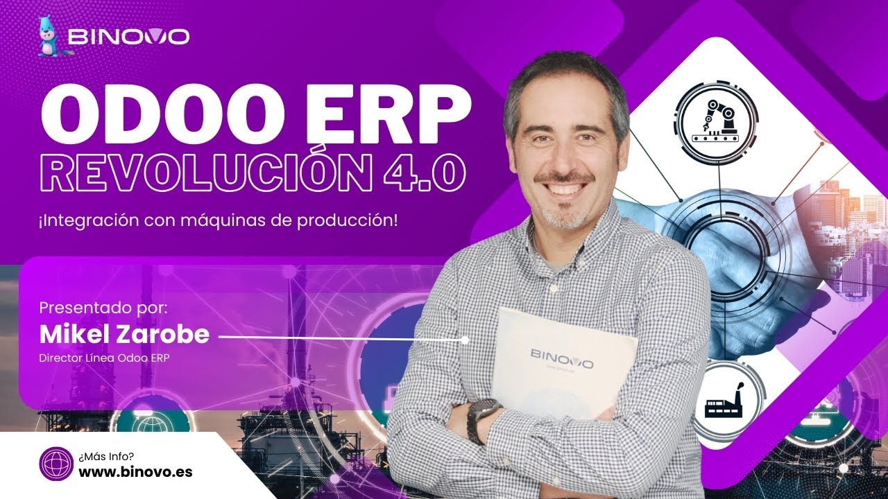 Integración Odoo ERP con máquinas de producción 💥 Industria 4.0