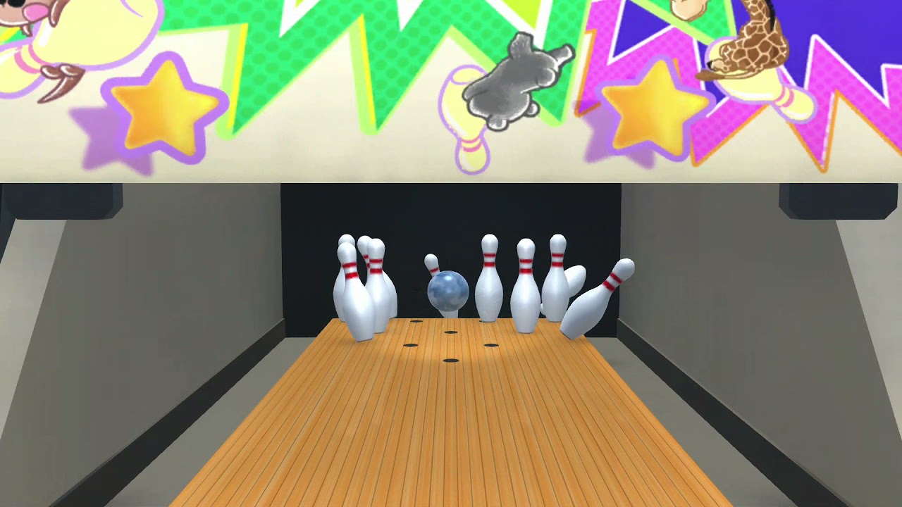 あつまれBOWLINGを初めて１人で10ピンプレイしてみた