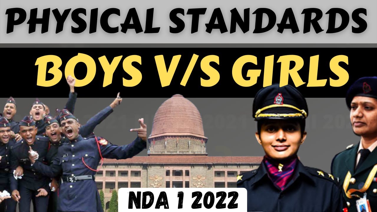 Boys v/s Girls Difference In UPSC NDA 2022 Physical Standard-  Eligibility Criteria | Sumit Sir