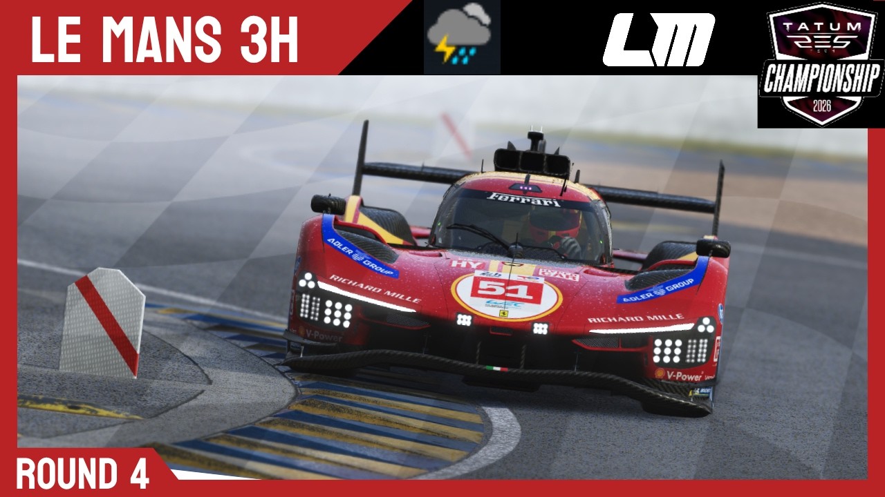 Le Mans gets flooded and we all crash