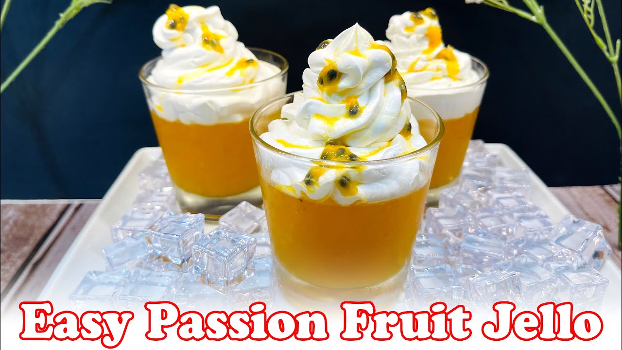 Easy Passion Fruit Jello