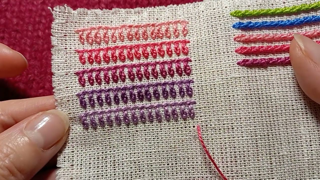 Basque stitch tutorial