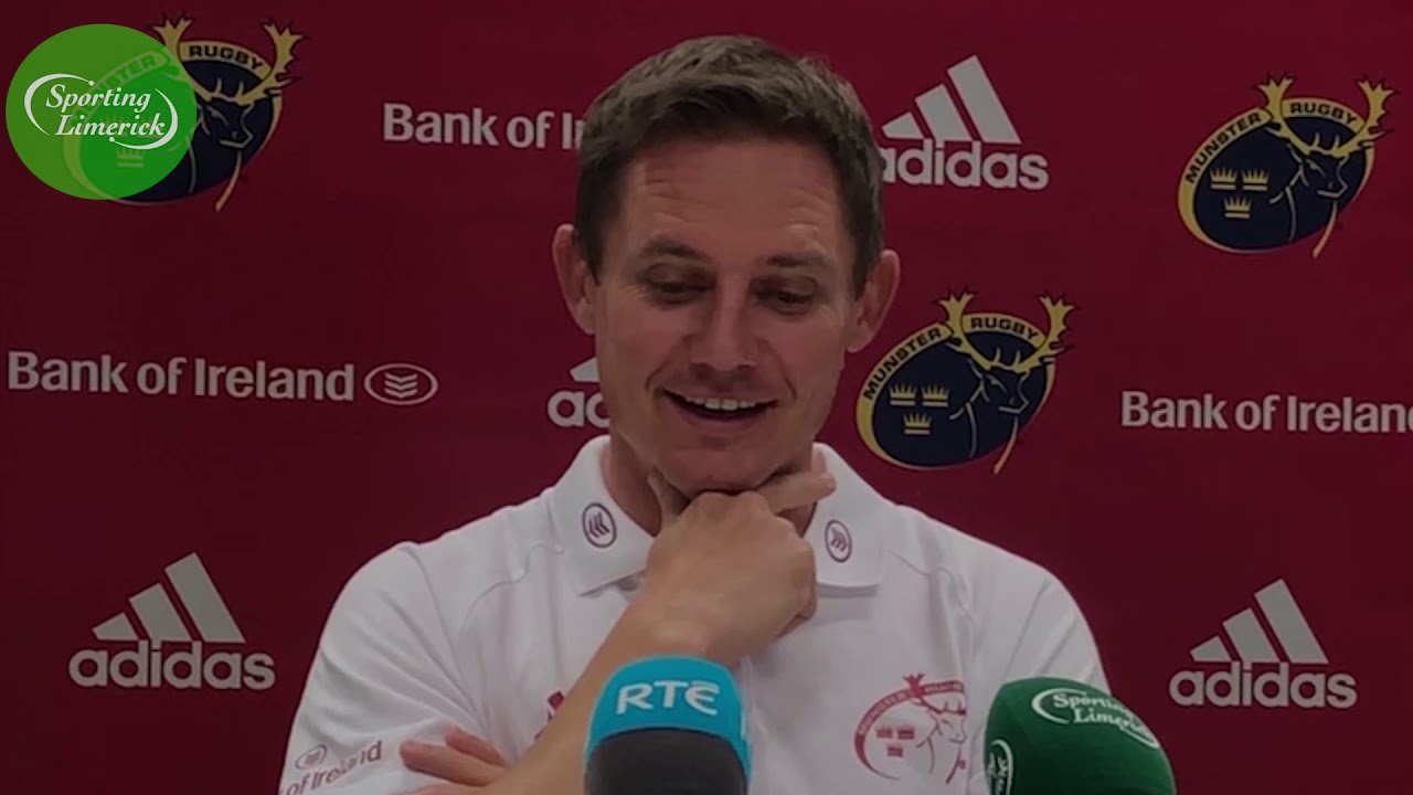 Munster Rugby Senior Coach Stephen Larkham talks about his move to Munster