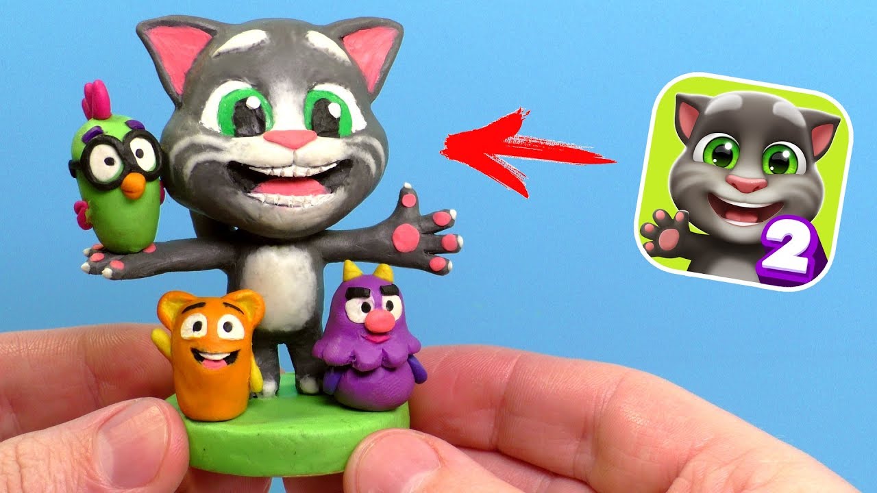 ЛЕПИМ ГОВОРЯЩЕГО КОТА ТОМА из игры Talking Tom 2
