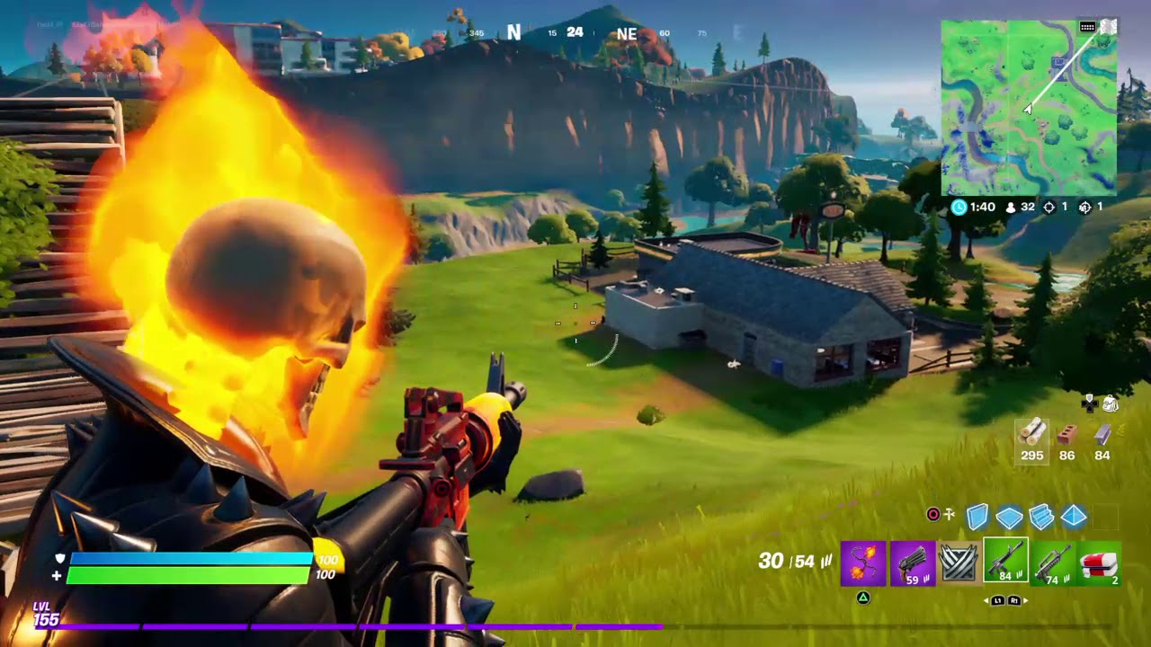 FORTNITE wolverine claws and got killed by a noob lol