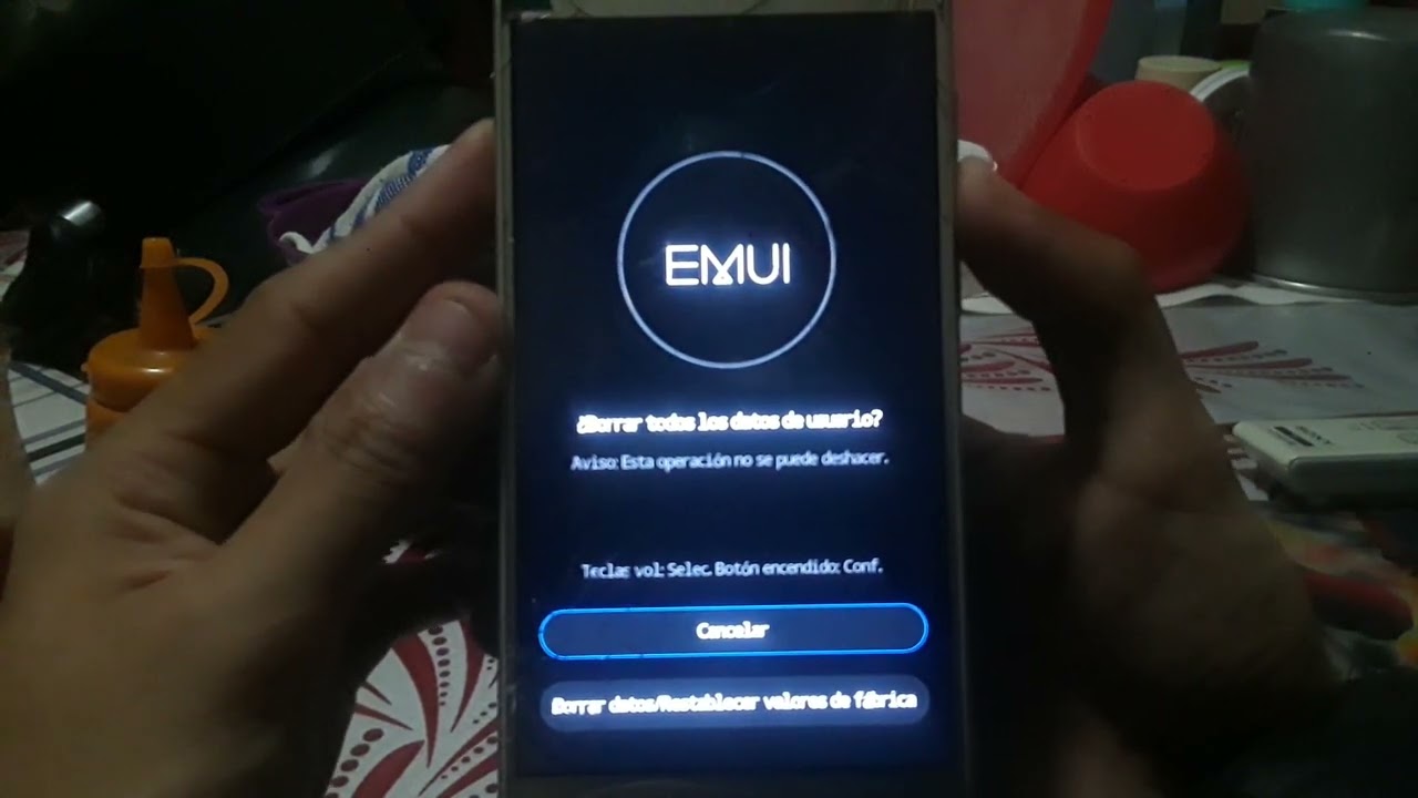 Huawei p9 lite como hacer hard reset