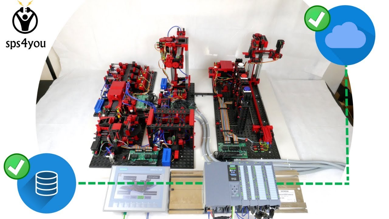 Fischertechnik SPS-Modell Fabrik Simulation mit Siemens S7-1500
