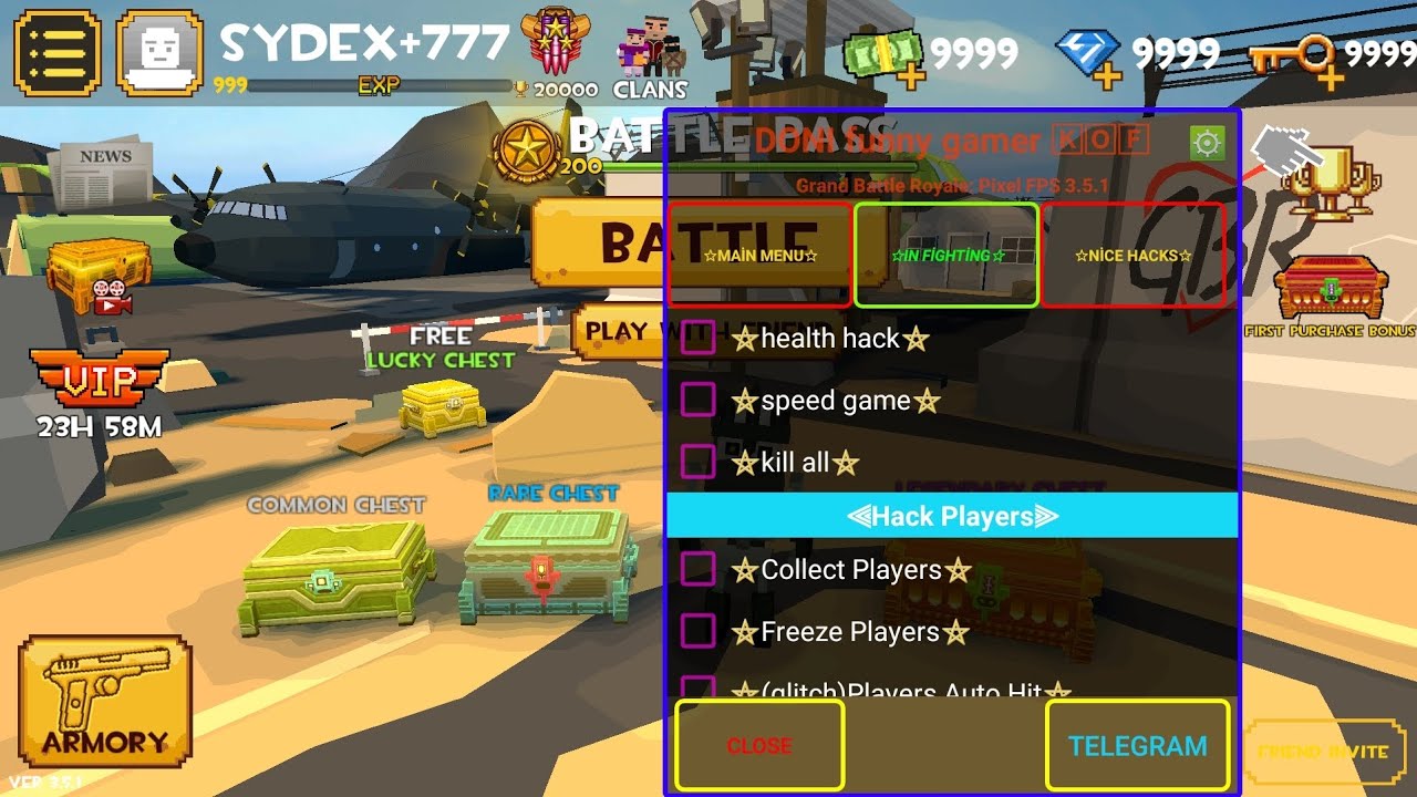 Grand battle royale mod menu link description!! - 12