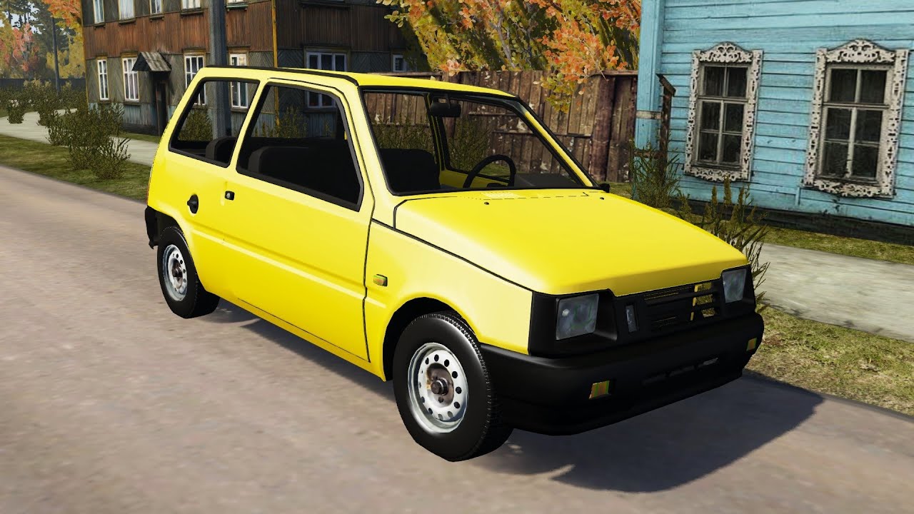 BeamNG.drive - VAZ 1111 Oka 1987 - Car Show Test Drive Crash . 4K 60fps.
